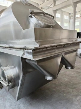 Vibrating fluidized bed dryer