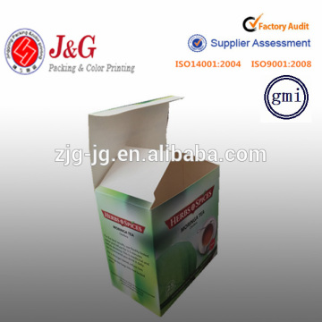 Logo customized tea packaging box, paper tea box, cardboard tea box