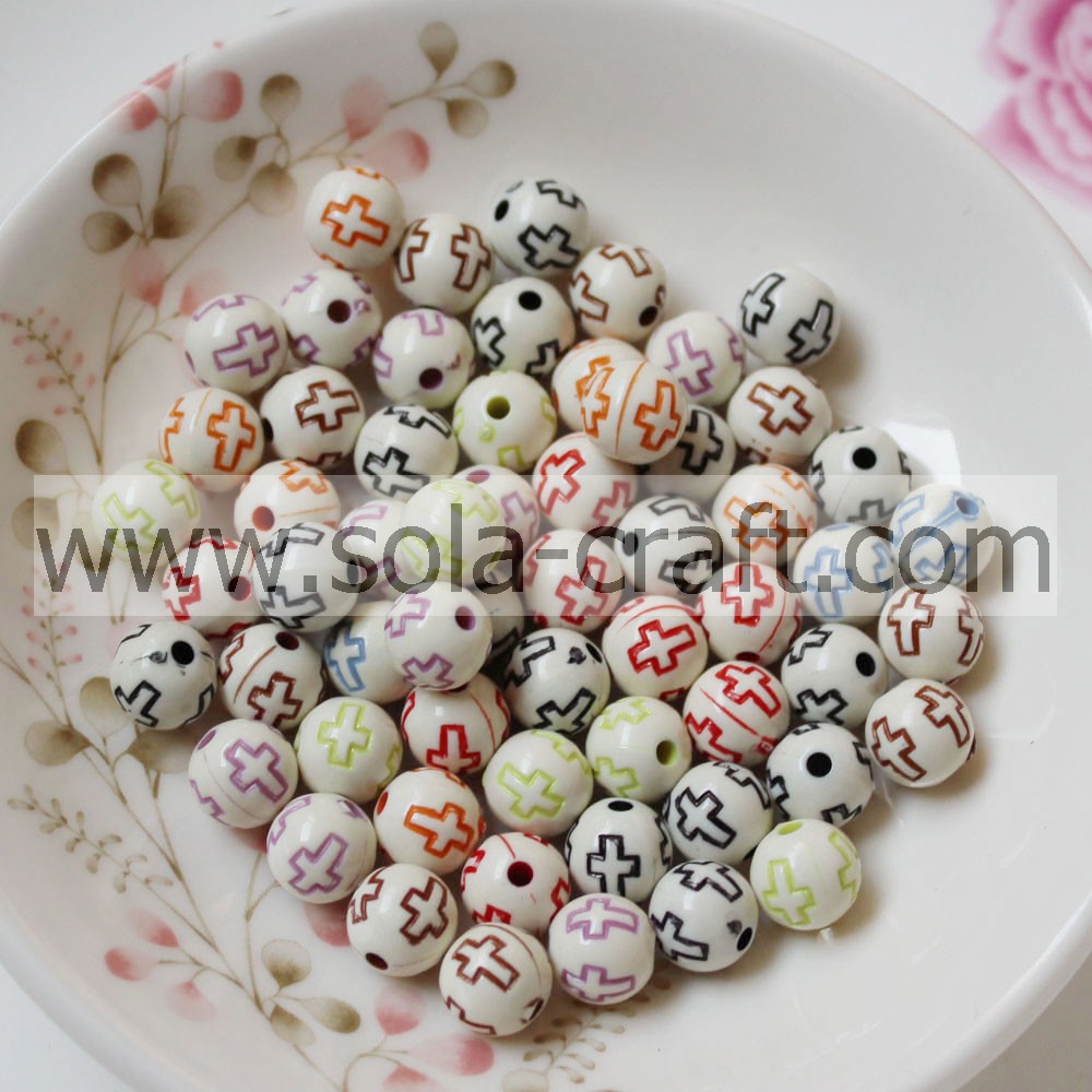 Washed cross beads