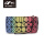 PU leather ladies fashion zipper rainbow color wallet