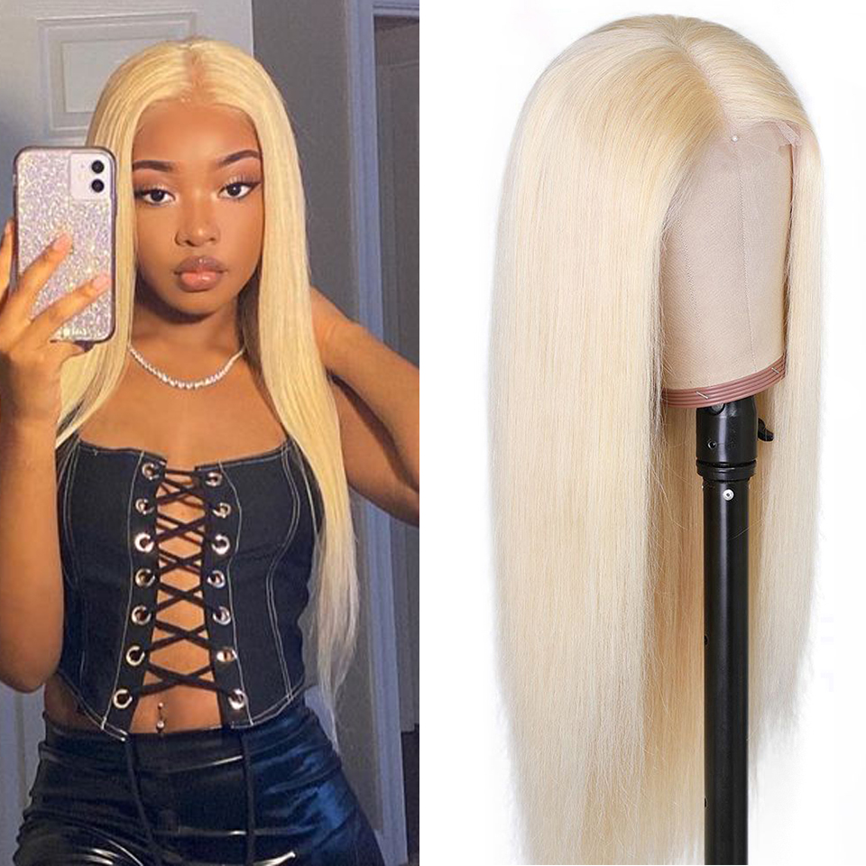 613 Blonde Full Transparent Lace Wigs Raw Virgin Human Hair Lace Front Wig For Black Women Peruvian Lace Closure Frontal Wig HD