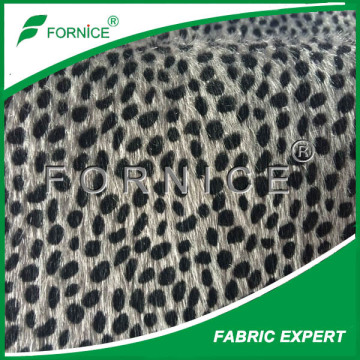 high quality waterproof fake flocking fur fabric