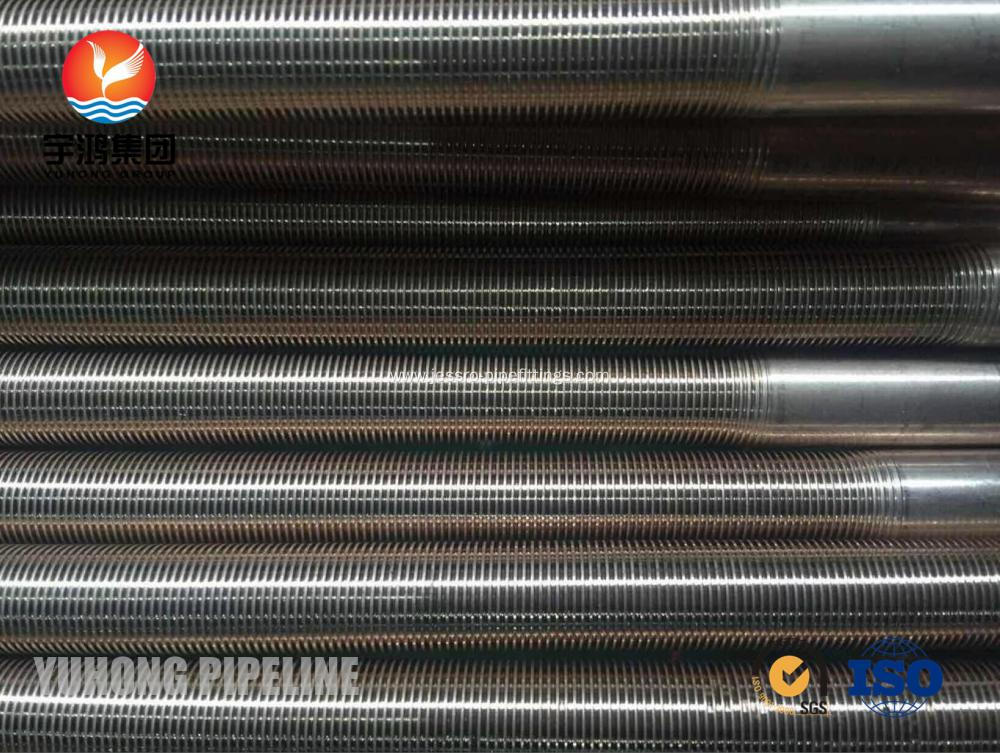 Seamless Brass Low Fin Tube ASME SB111 C44300 For Condenser and Oil Cooler