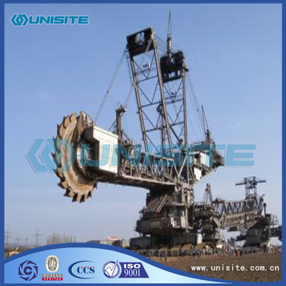 Steel bucket marine wheel