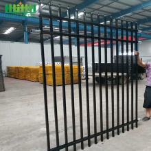 PVC Coated  Wrought Iron Steel Picket Fence