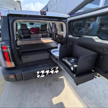 Jetour Bed Car Camping Equipment: Magic Box, Foldable Table, Gas Stove, and More