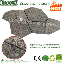 Tan granite cheap driveway paving stone
