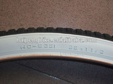 cycle tyre and tube with white edge gum chopper bicycle tires
