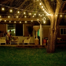 Weatherproof Flexible Factory Custom Outdoor Festoon Garden LED String Light