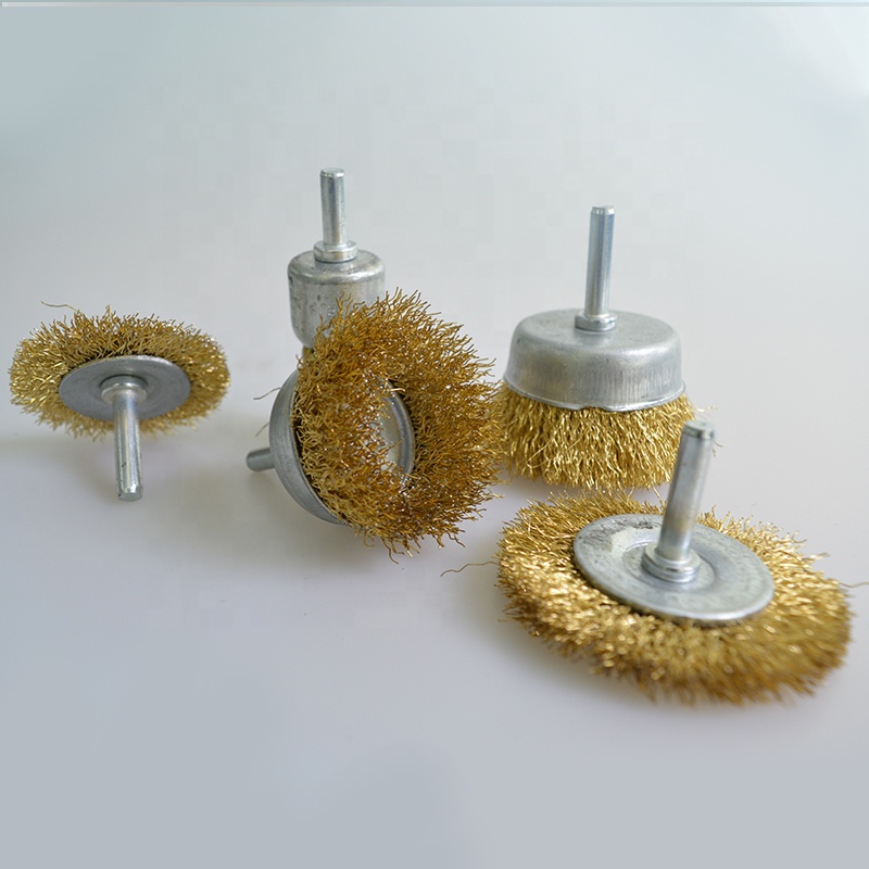 Wholesale Factory Direct Selling Blister Card Steel Wire Wheel Polishing Multi-piece Set Steel Wire Brush