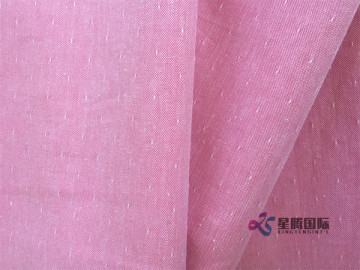 Fashionable Design Pink Jacquard Cotton Fabric