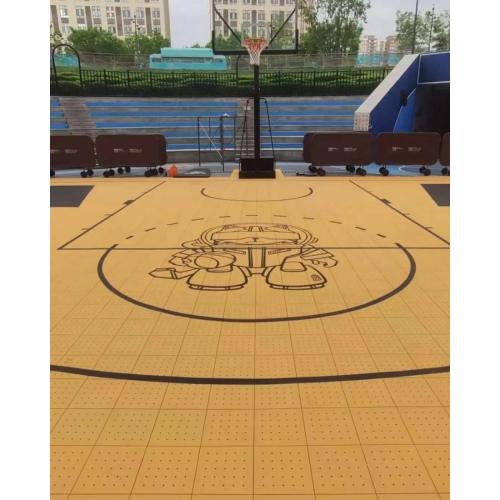 Azulejos de goma SES para la cancha de baloncesto interior y al aire libre ambos