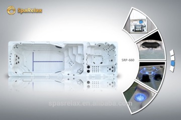 Outdoor spa 7 meter swimming pool for 8 adults in 2016 SpaRelax