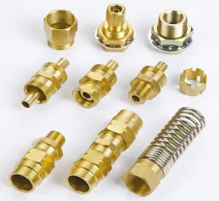 Pneumatic Brass Coupler Air Brake Hose Ends DOT Tube Fittings Male Connector