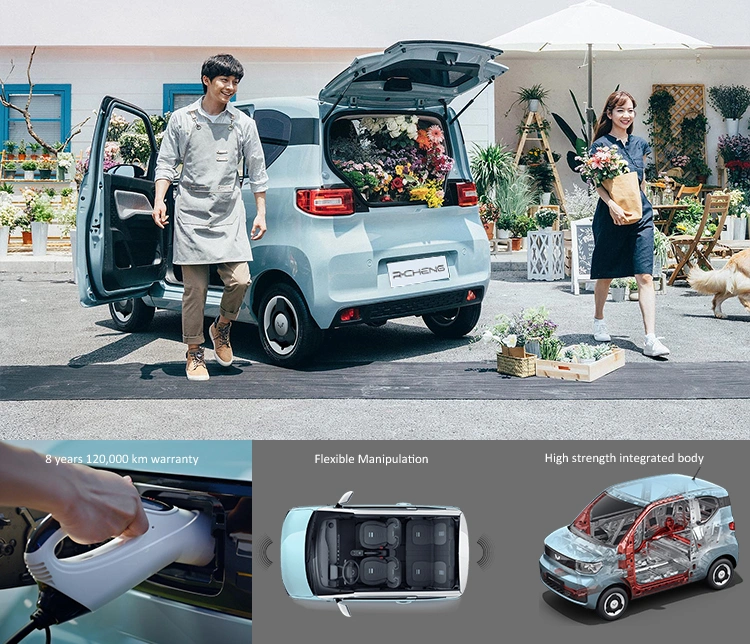 Wuling Hongguang Mini EV Electric Car /Ielectric Vehicle 3-Door 4-Seat Electric Automotor/Fanily Car/Dexterous/New Energy/Made in China