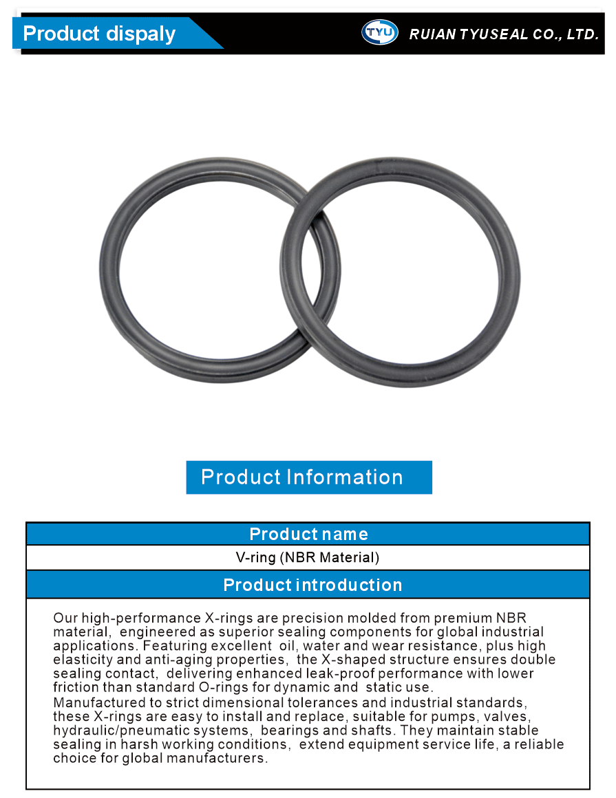 Sigiliu din material NBR inel X X ring NBR material seal