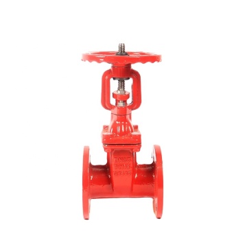 Red Flange hydrant gate valve
