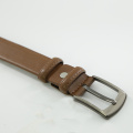 Men's Reversible Leather Belt For Jeans Brown