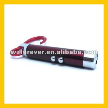 2in1 Laser Keychain LED Flashlight