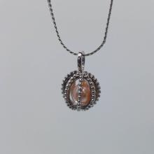 Wish Pearl Silver Plated Pendant Cage
