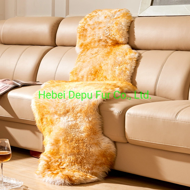 High Quality Colored Sheepskin Rug