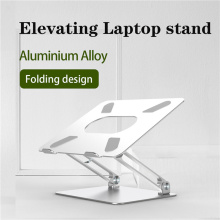 Multi-angle Adjustable Silver Laptop Stand for Office