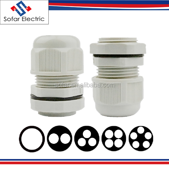 IP68 Watertight Metal/Plastic/Brass Multi Hole Cable Glands