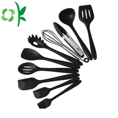 Peralatan Dapur Memasak silikon Ser Ladle Spoon Wholesale