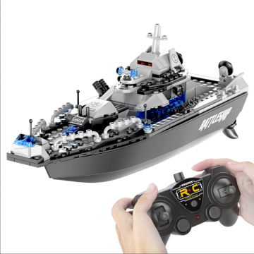 Flytec 2.4G Battleship Model DIY Assemble Toy Boat: A STEM Toy for Kids