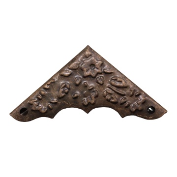 Chinese Antique Wrapped Corner Wooden Box Table Protection Corner Jewelry Box Triangle Decorative Corner