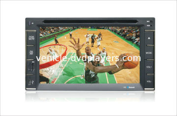 6.2" Touch Screen Double Din Dvd Players With English / Simplified Chinese / Traditional Chinesecr-6285