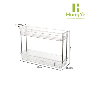 2 Tier Multi Functional Plastic Storage Rack Organizer