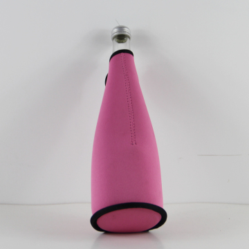 Blank Pink Color 3mm Neoprene Champagne Bottle Holders