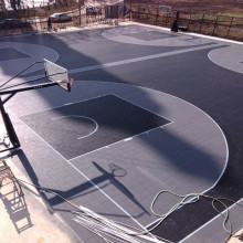 outdoor pp sport basketball court interlocking tile