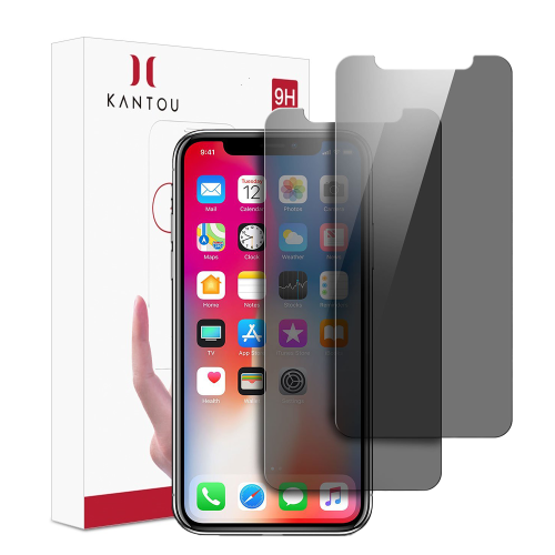 KANTOU Privacy 9H Tempered Glass for iPhone X