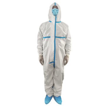 Low-cost plastic protective suit