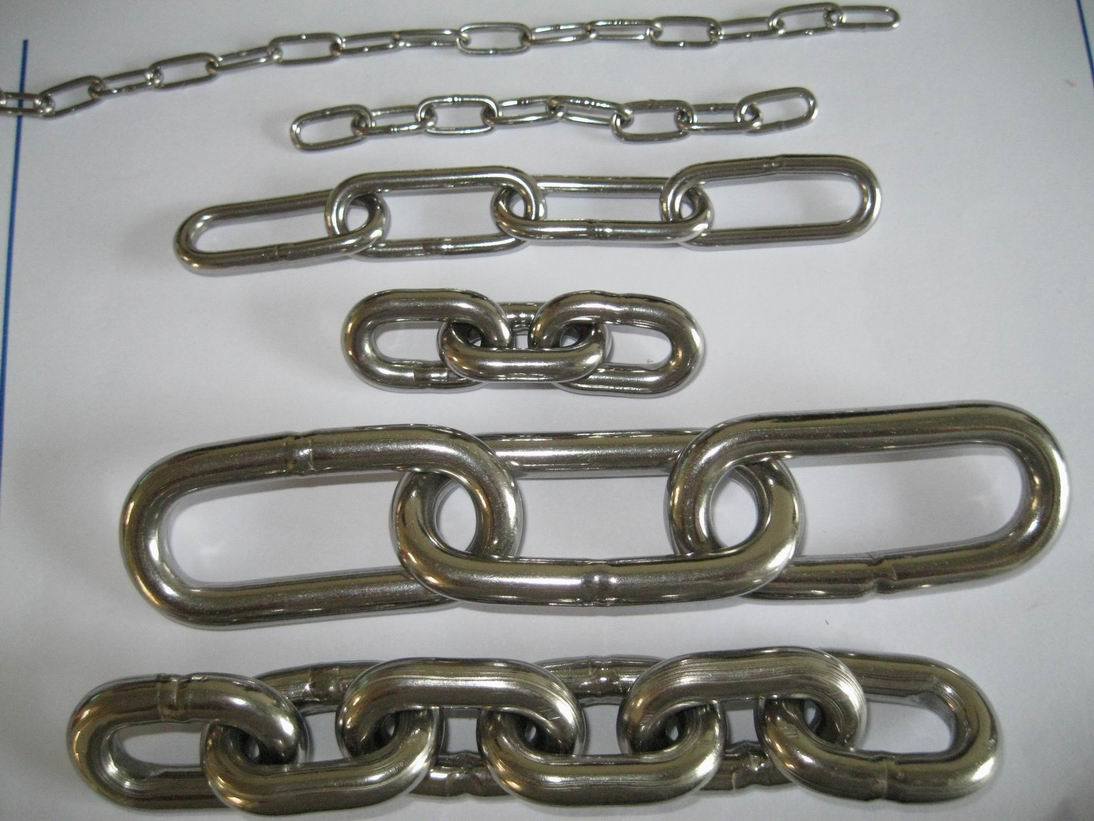 DEERS high quality grade80 studless stainless steel marine anchor link chain