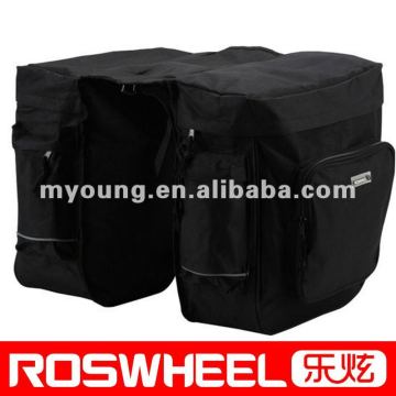 Wholesale bicycle double rear pannier bag