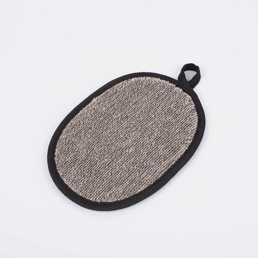 Linen and Terry Cloth Materials Loofah Sponge Scrubber DC-Brp043