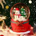 クリスマスミュージックボックス樹脂クリスタルボールギフト