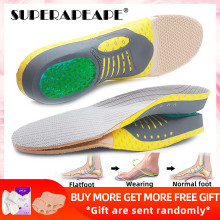PVC Orthopedic Insoles Orthotics flat foot Health Sole Pad for Shoes insert Arch Support pad for plantar fasciitis Feet Care