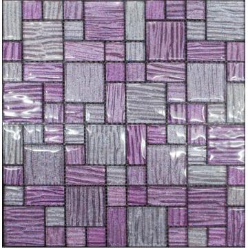 Mosaico in vetro cristallo colore viola eleganza