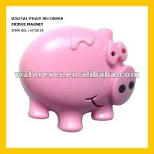 Digital Piggy Fridge Magnet Note Pad
