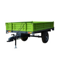 Two wheel Compact tractor tipper trailer