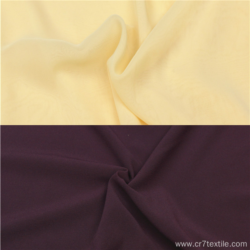 Wholesale Light Weight Dyed Yarn 50D Chiffon Fabric