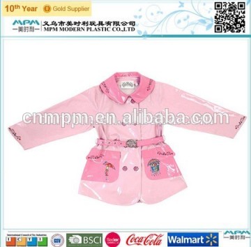 convenient to carry Inflatable pvc raincoat