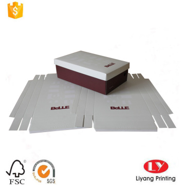 Billige faltbare Schuhe Papierbox mit E-Flute