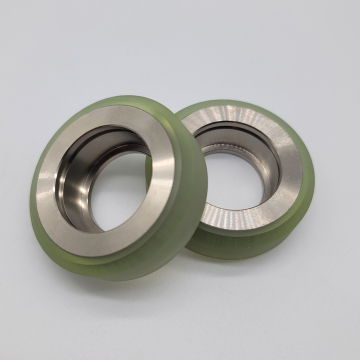 OEM Solid PU Rubber Silicone Wheel Urethane Wheel Polyurethane Drive Wheel