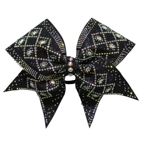 Ukhuphiswano lwe-glitter cheer bows