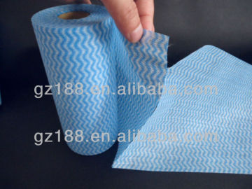 disposable nonwoven wiping cloth rolls